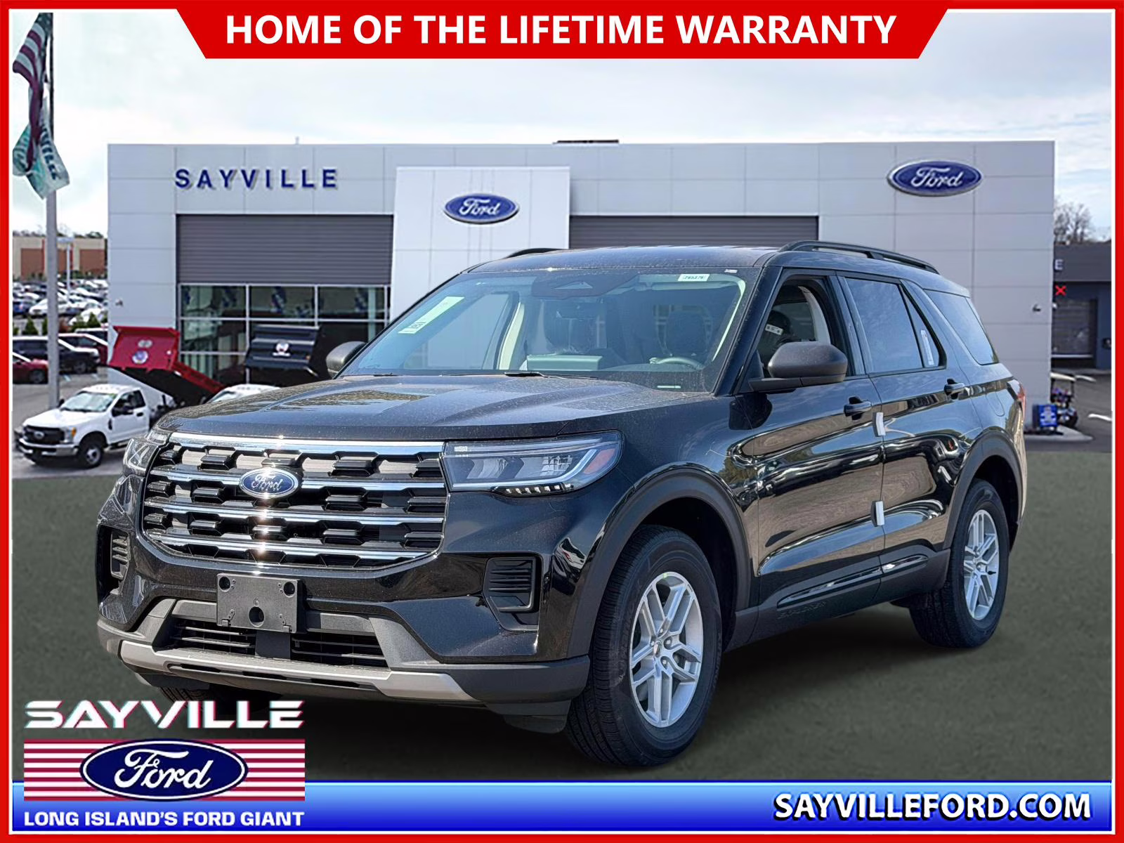 2026 Black Ford Explorer Active 4X4 SUV