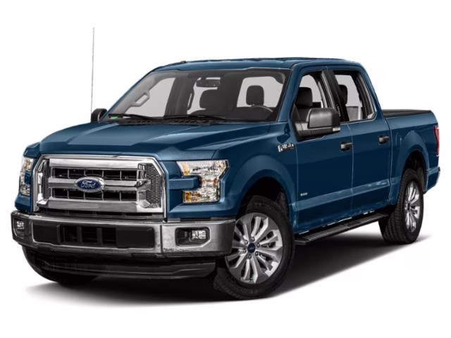 2015 Blue Jeans Metallic Ford F-150 XLT 4X4 Truck