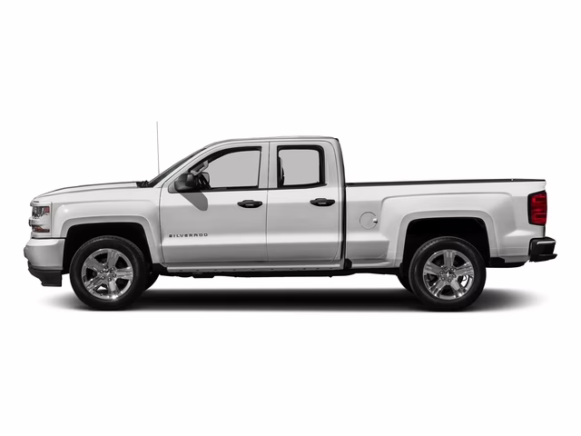 2017 Summit White Chevrolet Silverado 1500 Custom 4X4 Truck