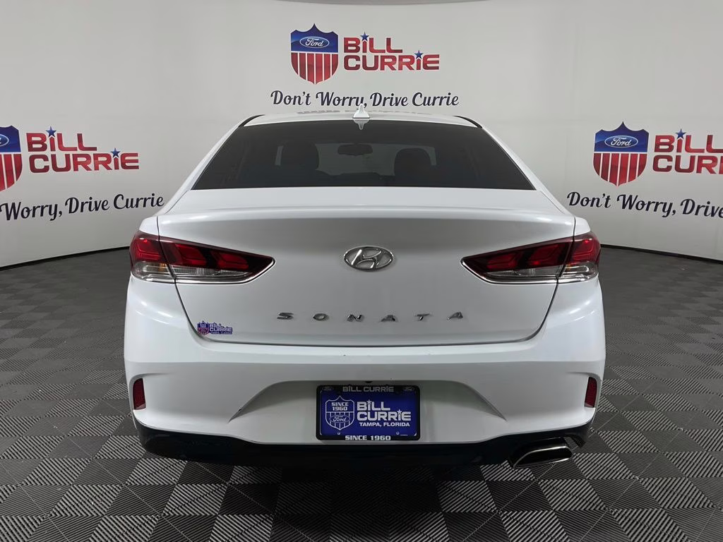 2018 Quartz White Pearl Hyundai Sonata SEL FWD Sedan