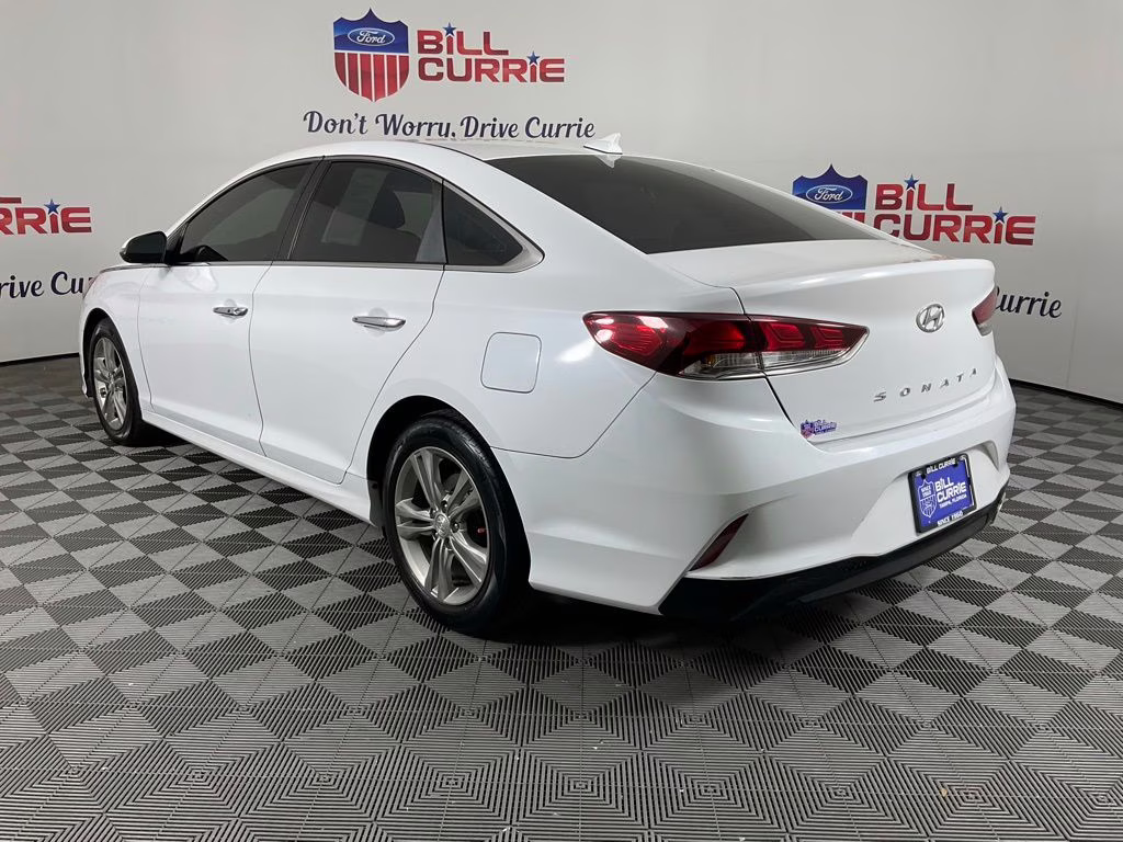 2018 Quartz White Pearl Hyundai Sonata SEL FWD Sedan