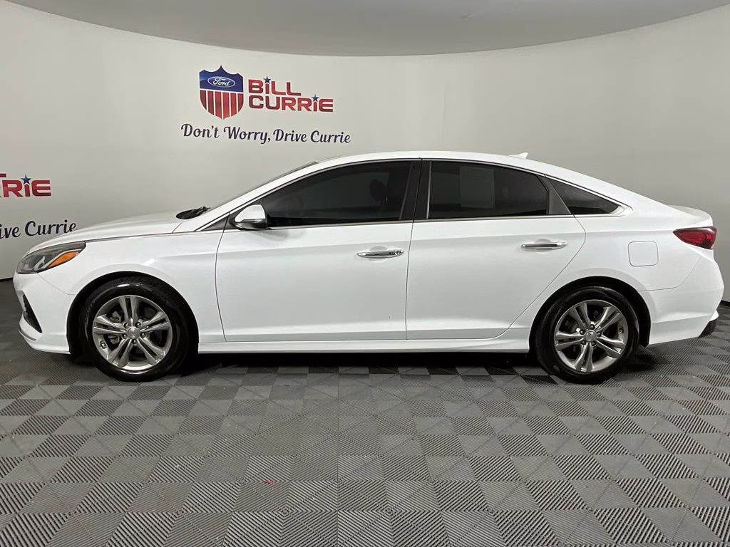 2018 Quartz White Pearl Hyundai Sonata SEL FWD Sedan