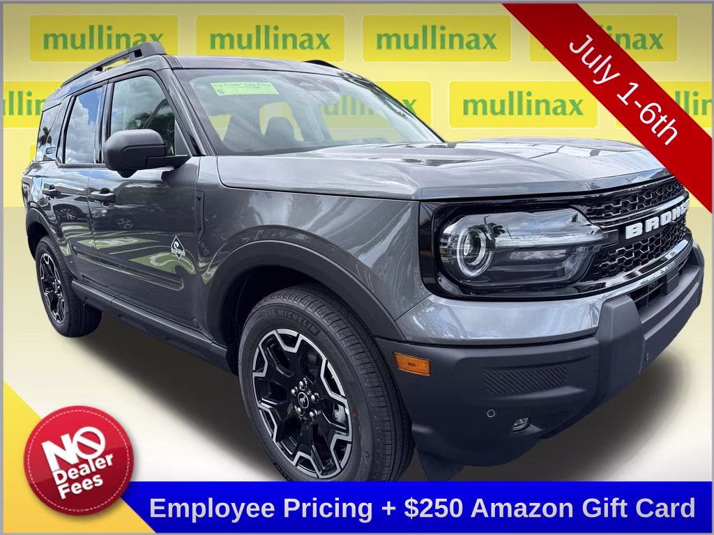 2026 Carbonized Gray Metallic Ford Bronco Sport Outer Banks 4X4 SUV