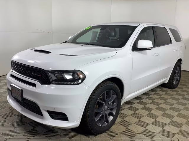 2018 White Knuckle Clearcoat Dodge Durango R/T AWD SUV