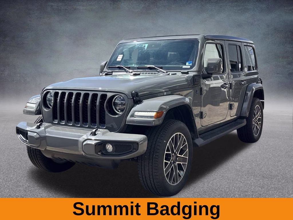 2022 Sting-Gray Clearcoat Jeep Wrangler Unlimited Sahara High Altitude 4xe 4X4 SUV