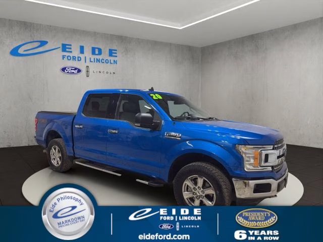 2020 Velocity Blue Metallic Ford F-150 XLT 4X4 Truck