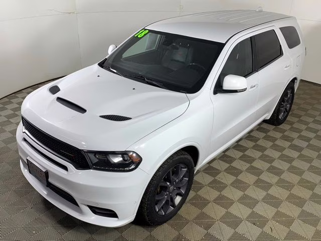 2018 White Knuckle Clearcoat Dodge Durango R/T AWD SUV