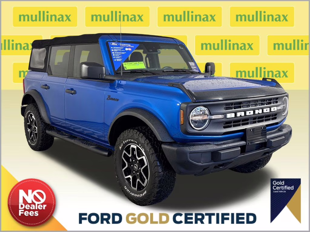 2022 Blue Metallic Ford Bronco Base 4X4 SUV