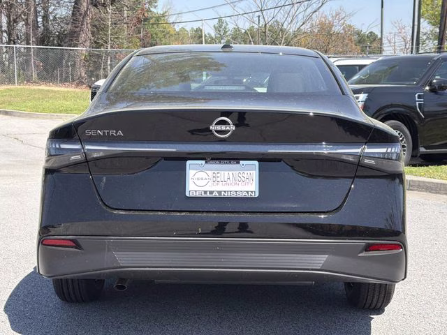 2026 Super Black Nissan Sentra S FWD Sedan