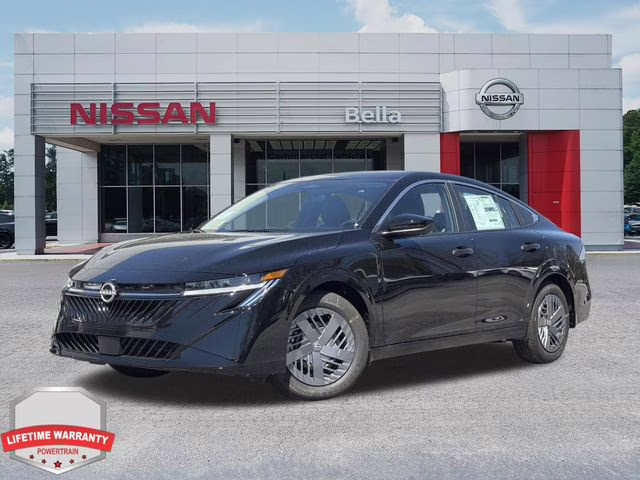 2026 Super Black Nissan Sentra S FWD Sedan