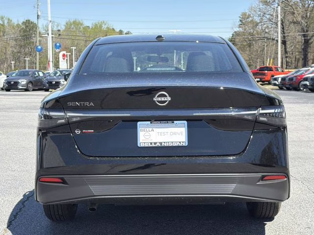2026 Super Black Nissan Sentra S FWD Sedan