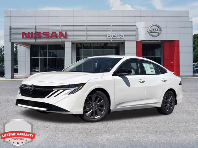 2026 Aspen White Tricoat Nissan Sentra SL FWD Sedan