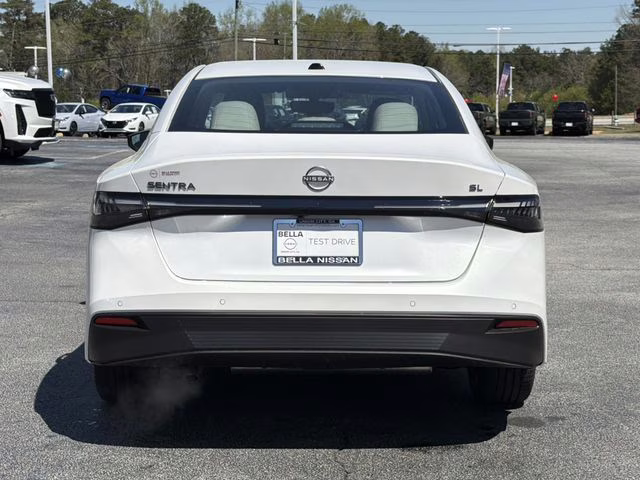 2026 Aspen White Tricoat Nissan Sentra SL FWD Sedan