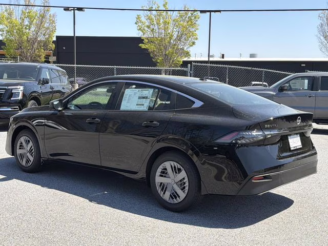 2026 Super Black Nissan Sentra S FWD Sedan
