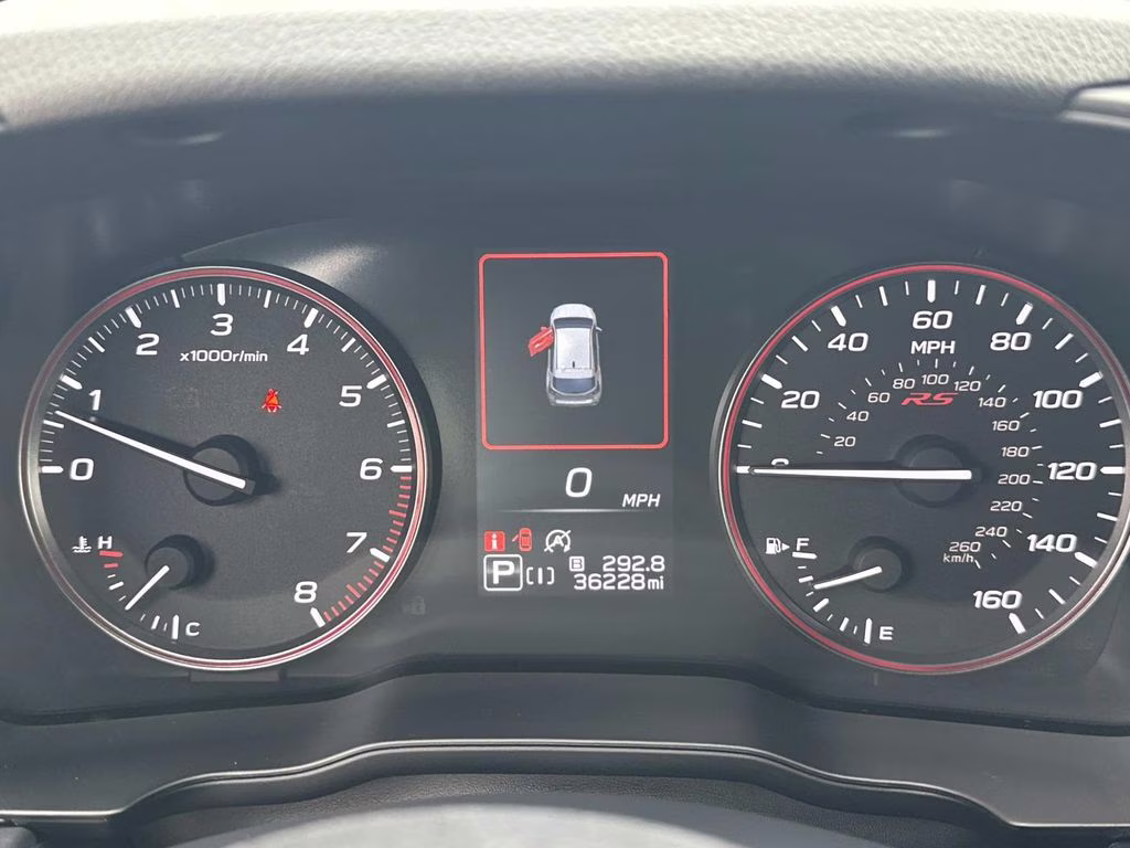 2024 Pure Red Subaru Impreza 2.5RS AWD Hatchback