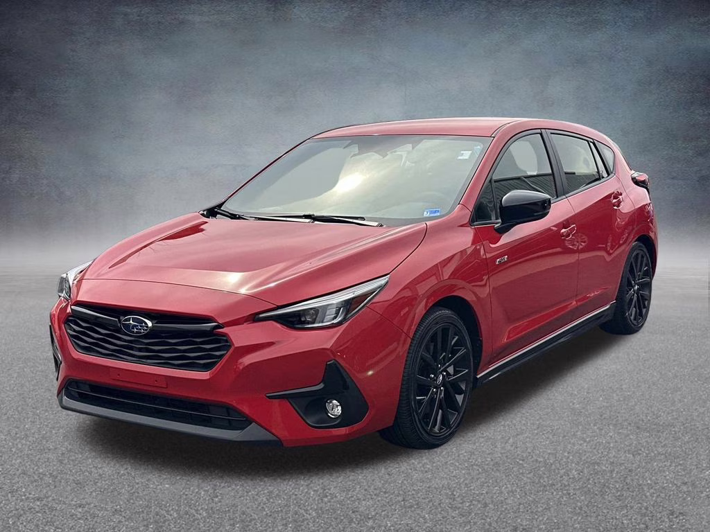 2024 Pure Red Subaru Impreza 2.5RS AWD Hatchback