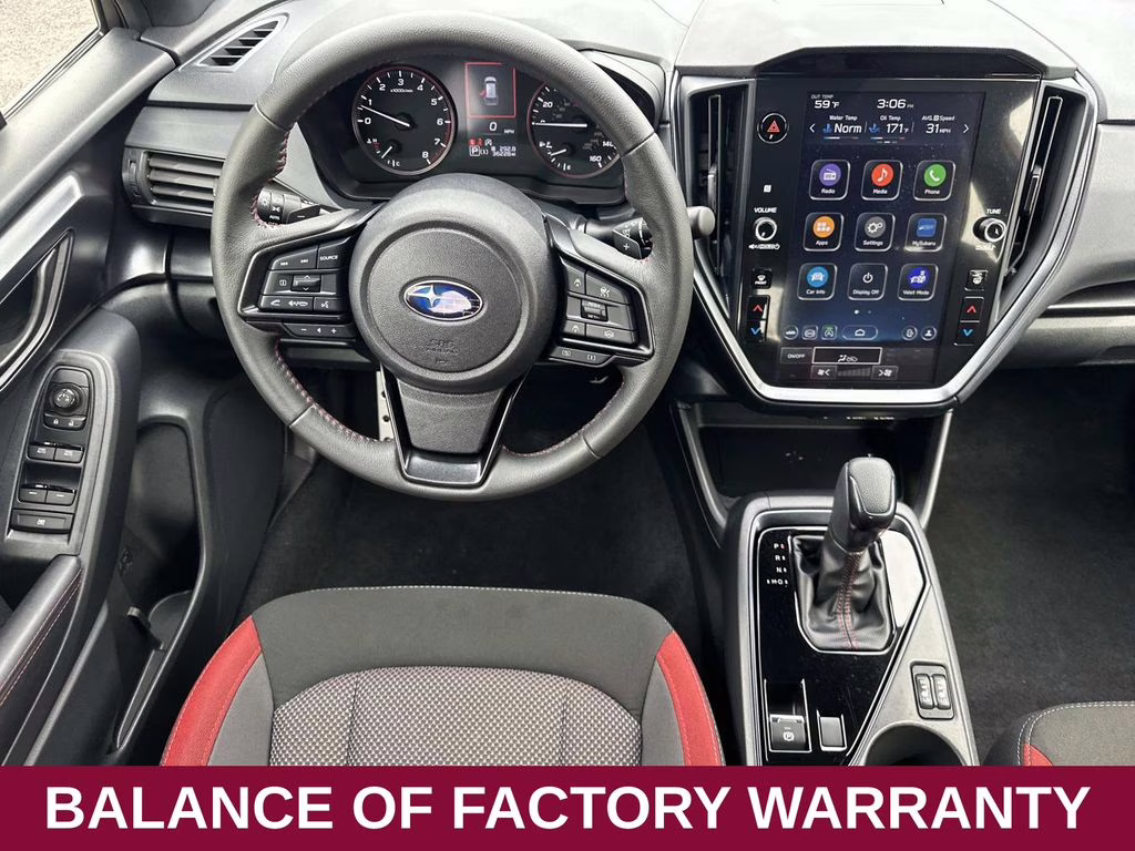 2024 Pure Red Subaru Impreza 2.5RS AWD Hatchback