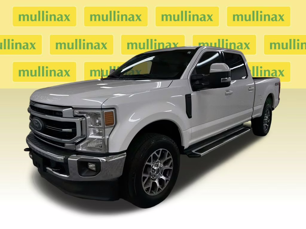 2022 White Metallic Ford Super Duty F-250 SRW Lariat 4X4 Truck
