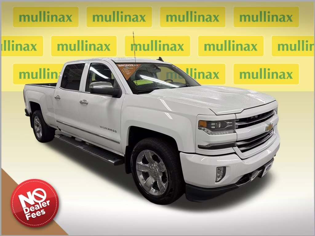 2017 Summit White Chevrolet Silverado 1500 LTZ 4X4 Truck