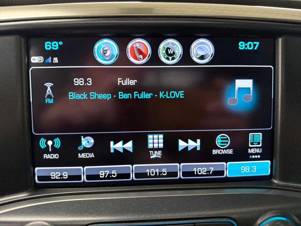 2017 Summit White Chevrolet Silverado 1500 LTZ 4X4 Truck