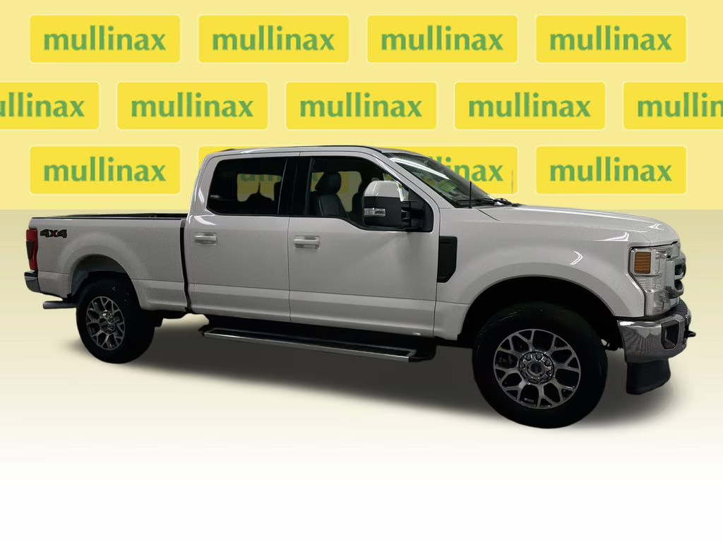 2022 White Metallic Ford Super Duty F-250 SRW Lariat 4X4 Truck
