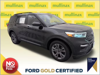 2023 Black Metallic Ford Explorer XLT RWD SUV