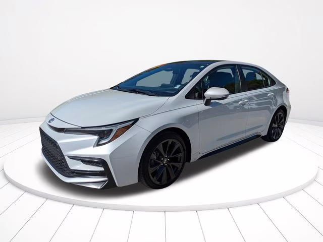 2024 Midnight Black Metallic Toyota Corolla XSE FWD Sedan