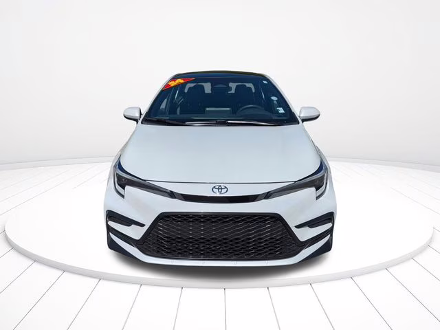 2024 Midnight Black Metallic Toyota Corolla XSE FWD Sedan