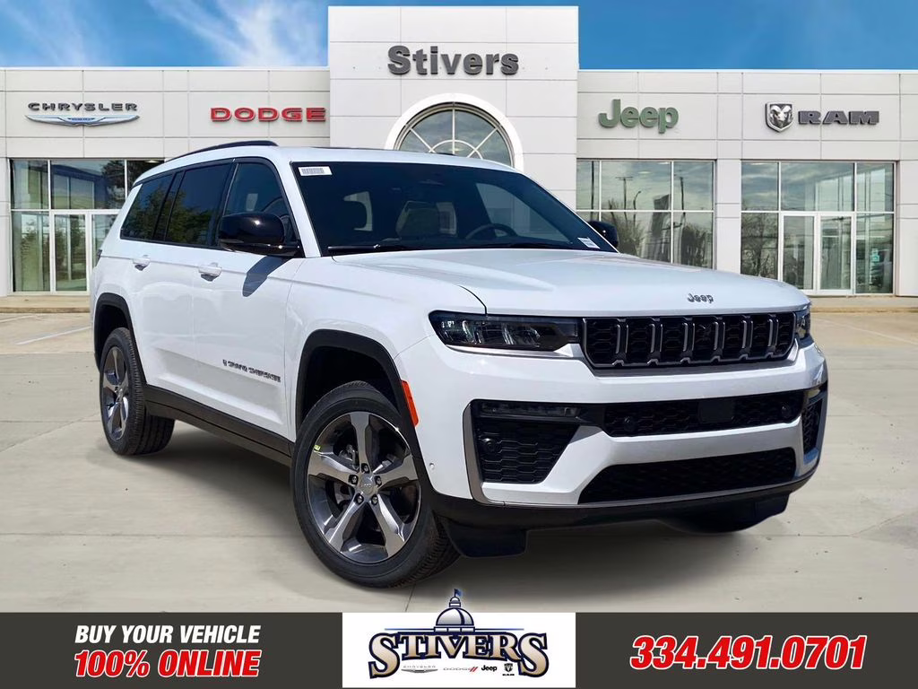 2026 Bright White Clearcoat Jeep Grand Cherokee L Limited RWD SUV