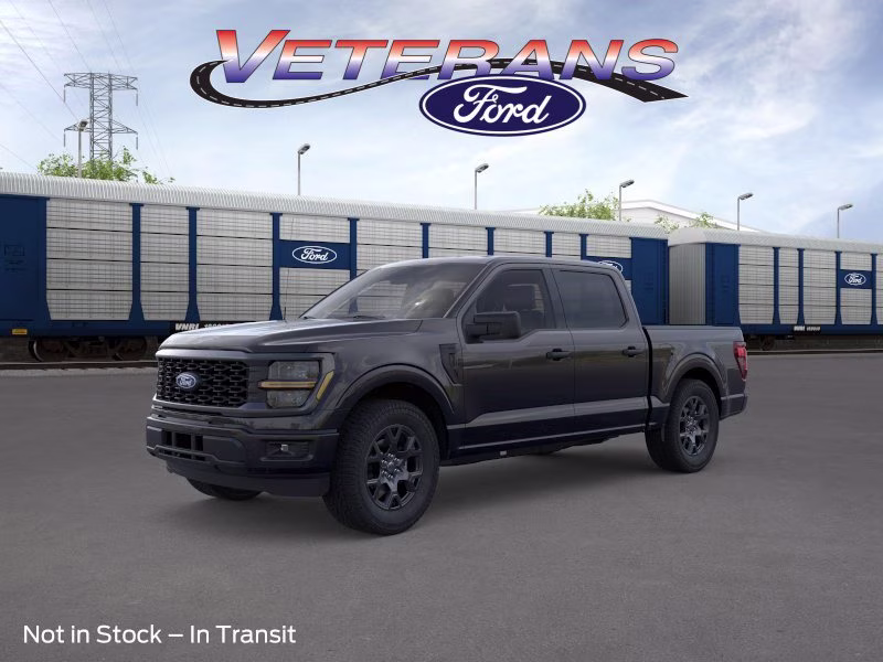 2026 Agate Black Metallic Ford F-150 STX Crew Cab Pickup RWD Truck