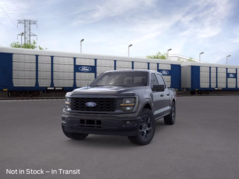2026 Agate Black Metallic Ford F-150 STX Crew Cab Pickup RWD Truck