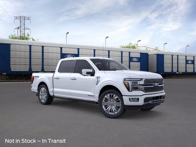 2026 Star White Metallic Tri-Coat Ford F-150 Platinum Crew Cab Pickup 4X4 Truck