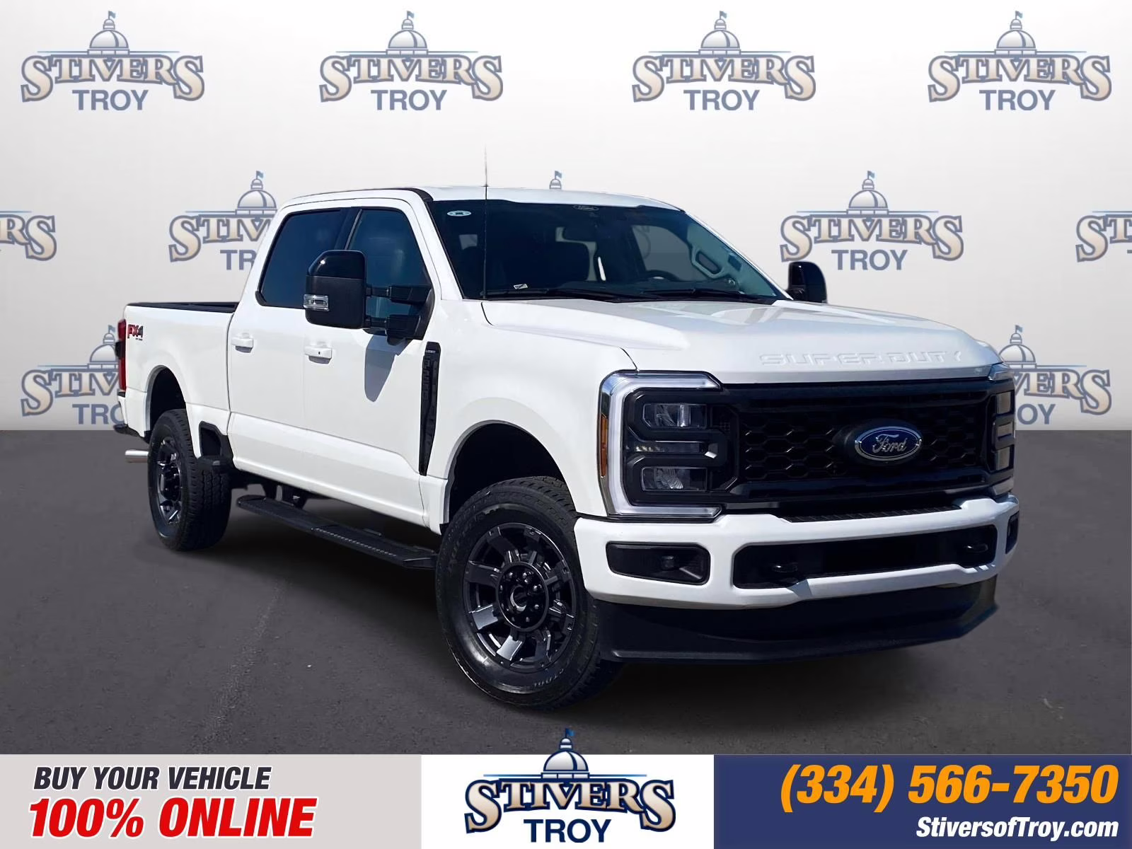 2024 White Metallic Ford Super Duty F-250 SRW Lariat 4X4 Truck