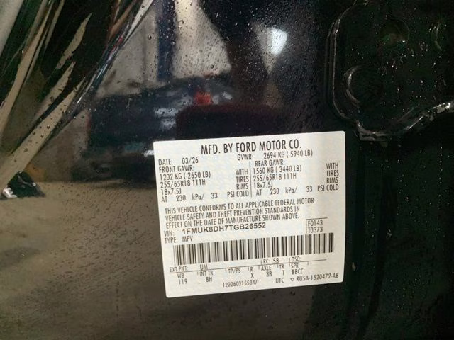 2026 Black Ford Explorer Active 4X4 SUV