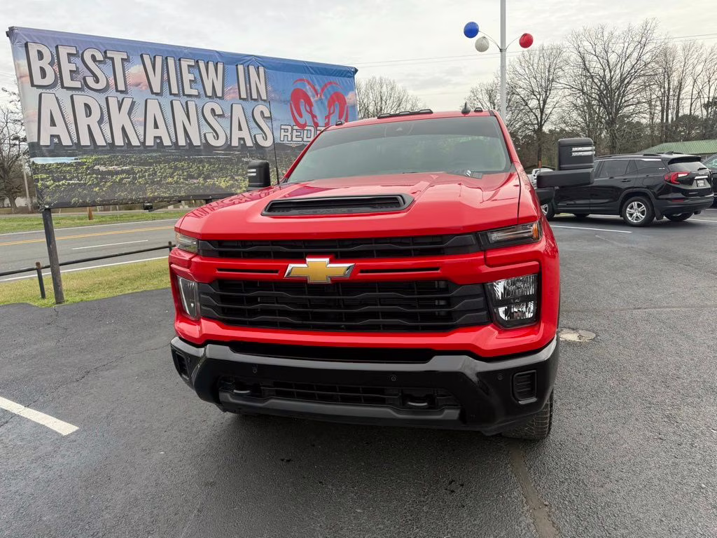 2025 Red Hot Chevrolet Silverado Custom 4X4 Truck