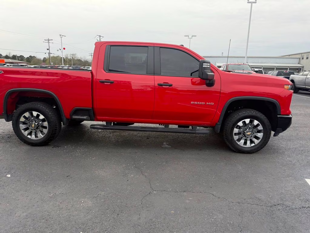 2025 Red Hot Chevrolet Silverado Custom 4X4 Truck