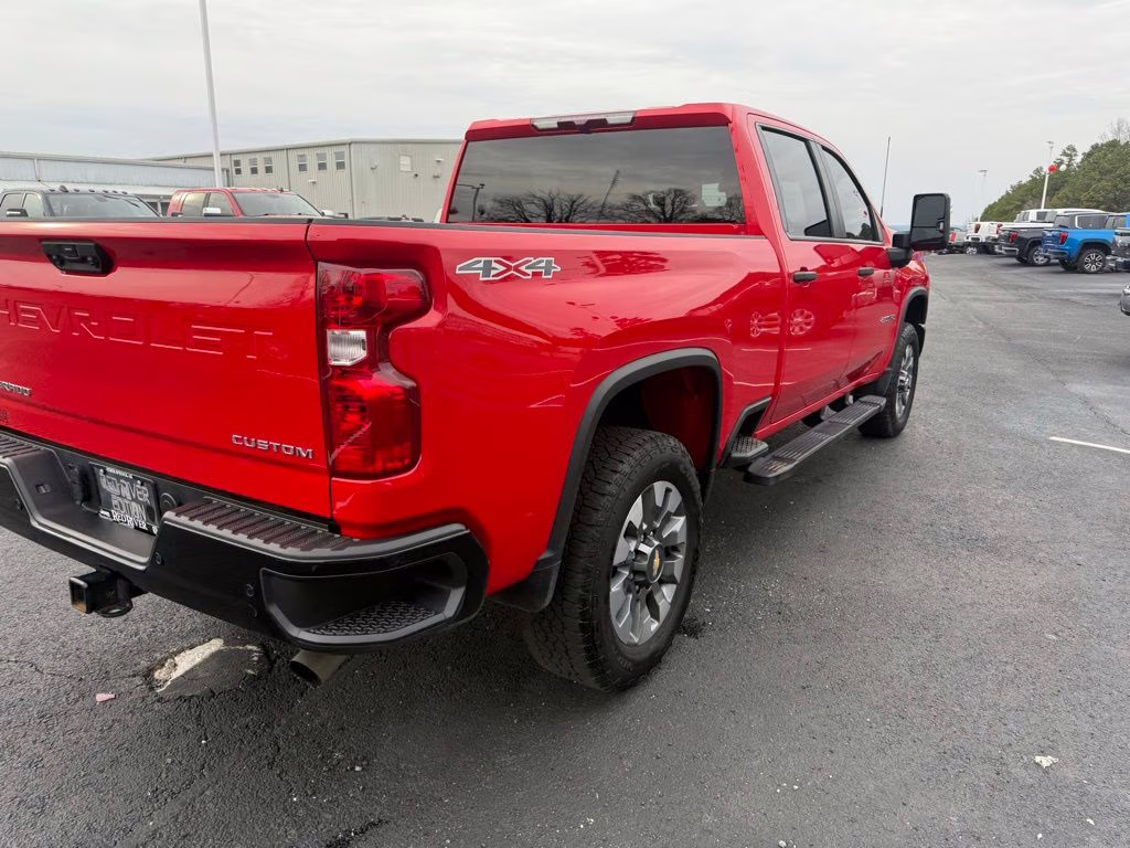 2025 Red Hot Chevrolet Silverado Custom 4X4 Truck