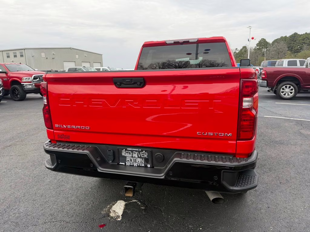 2025 Red Hot Chevrolet Silverado Custom 4X4 Truck