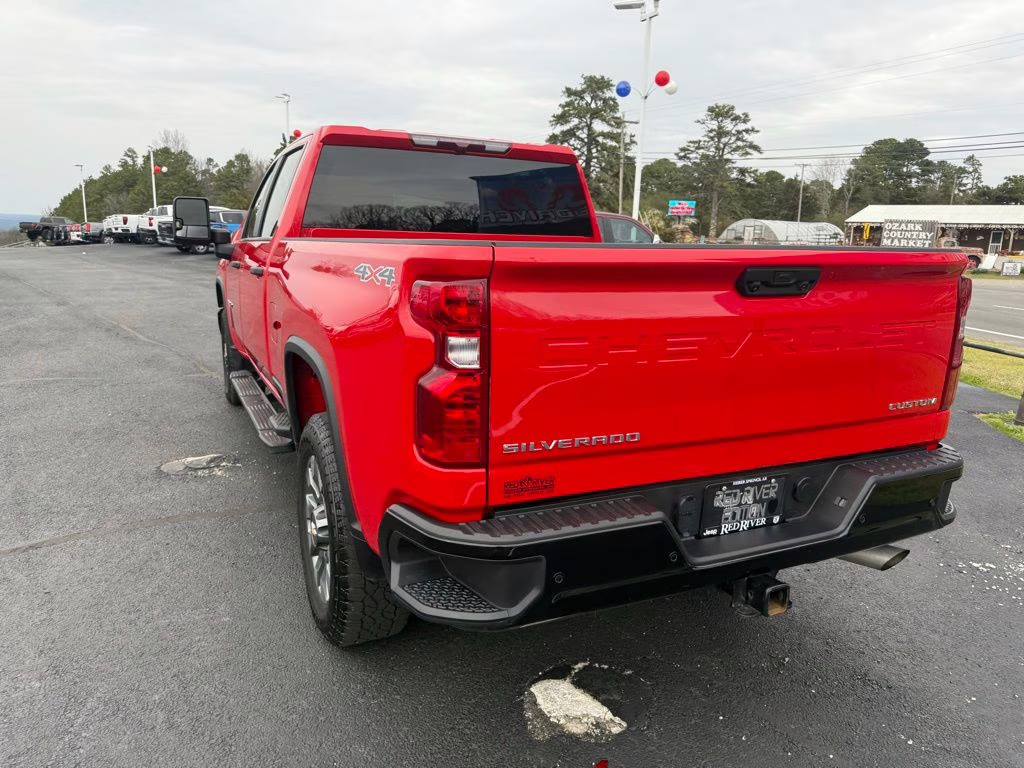 2025 Red Hot Chevrolet Silverado Custom 4X4 Truck