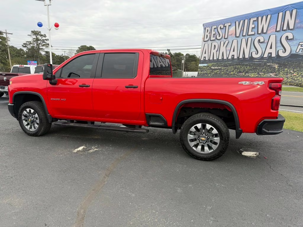 2025 Red Hot Chevrolet Silverado Custom 4X4 Truck