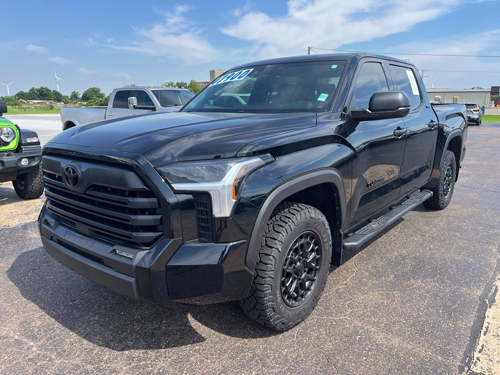 2025 Midnight Black Metallic Toyota Tundra SR5 4X4 Truck