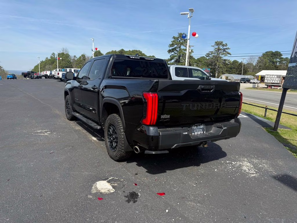 2025 Midnight Black Metallic Toyota Tundra SR5 4X4 Truck