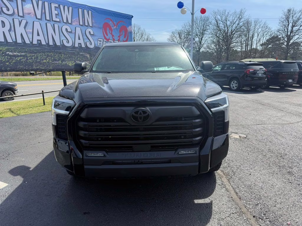 2025 Midnight Black Metallic Toyota Tundra SR5 4X4 Truck