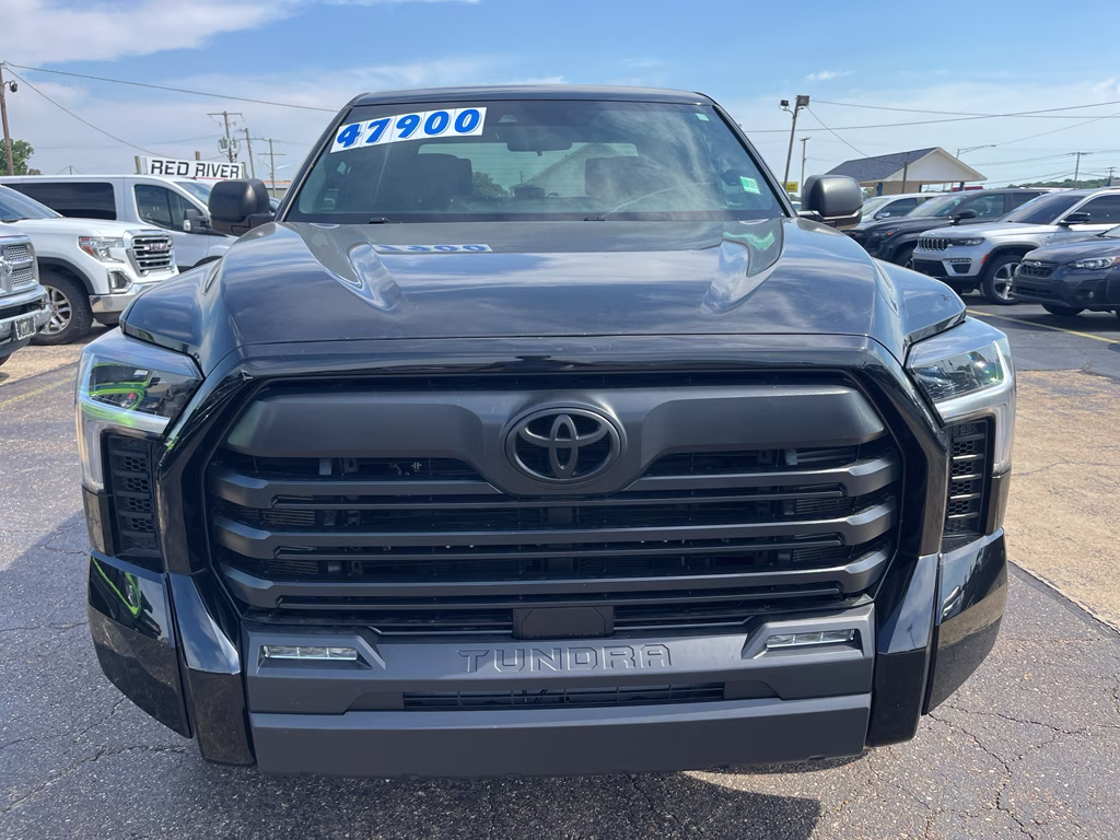 2025 Midnight Black Metallic Toyota Tundra SR5 4X4 Truck