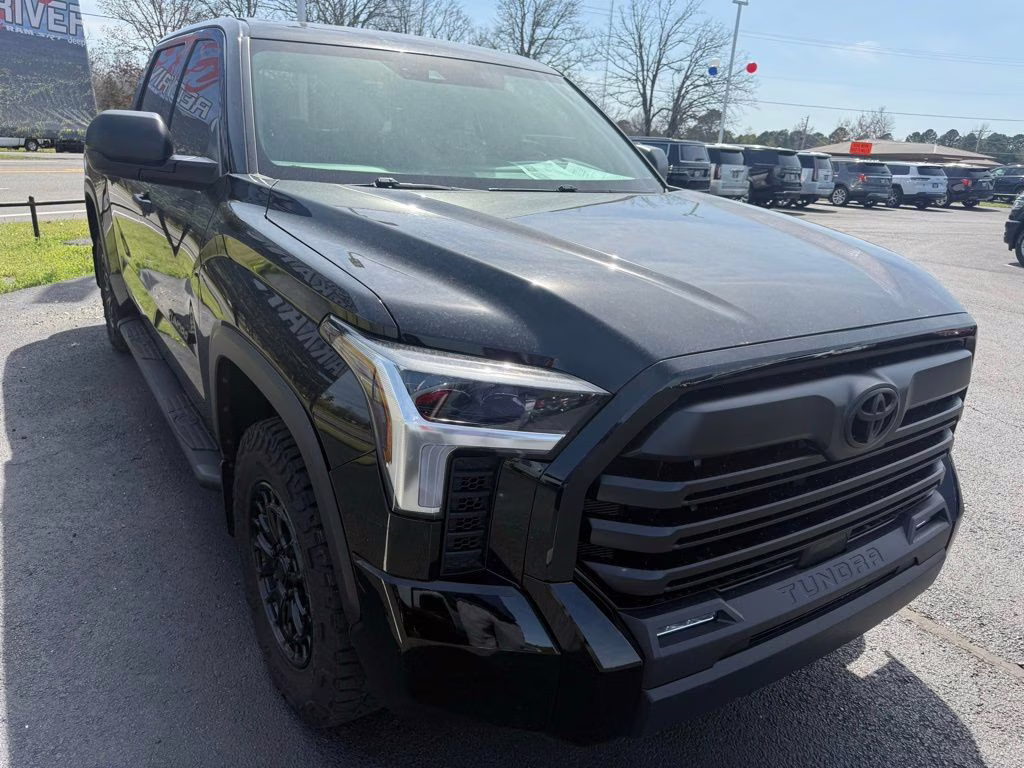 2025 Midnight Black Metallic Toyota Tundra SR5 4X4 Truck