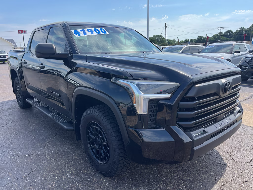 2025 Midnight Black Metallic Toyota Tundra SR5 4X4 Truck