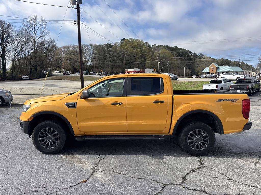 2021 Cyber Orange Metallic Tricoat Ford Ranger XLT 4X4 Truck