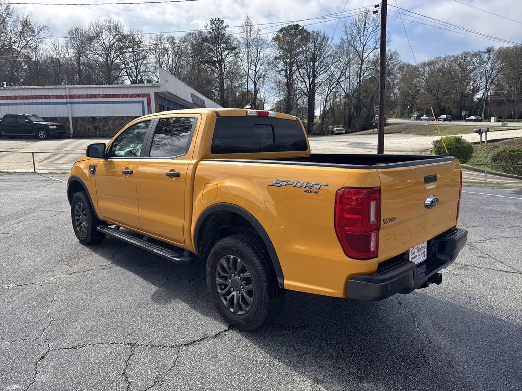 2021 Cyber Orange Metallic Tricoat Ford Ranger XLT 4X4 Truck