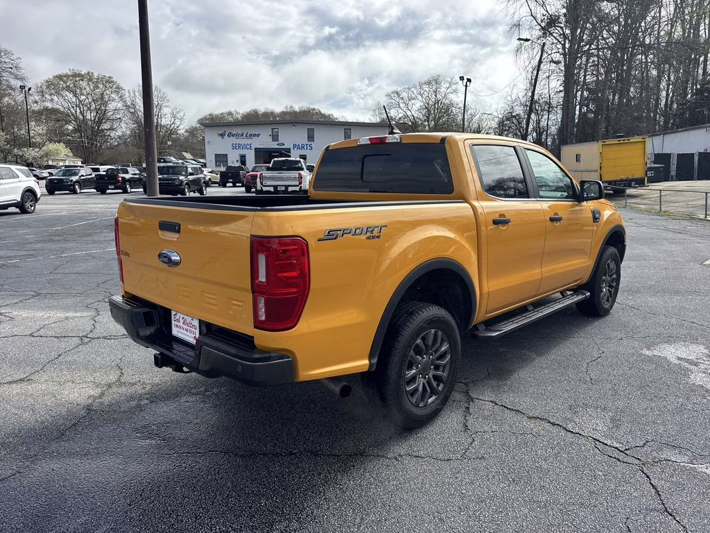 2021 Cyber Orange Metallic Tricoat Ford Ranger XLT 4X4 Truck