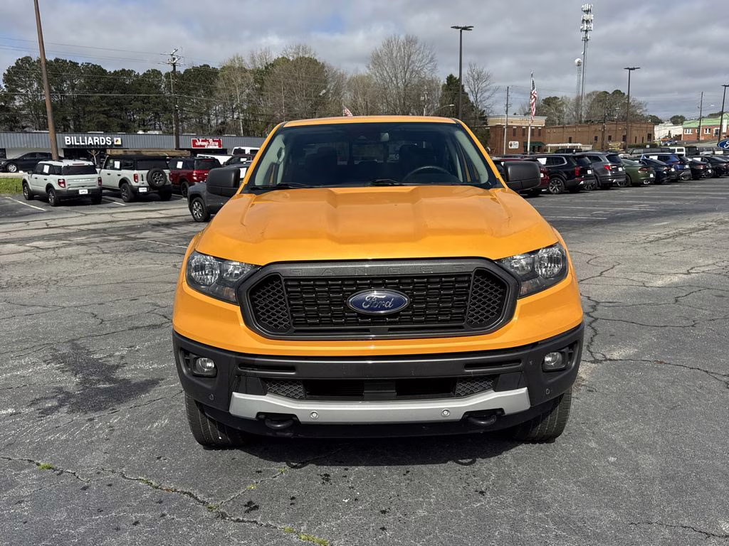 2021 Cyber Orange Metallic Tricoat Ford Ranger XLT 4X4 Truck